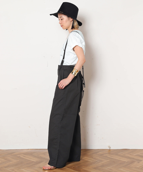 JOHNBULL/ジョンブル】ミリタリーサスペンダーパンツ（スラックス