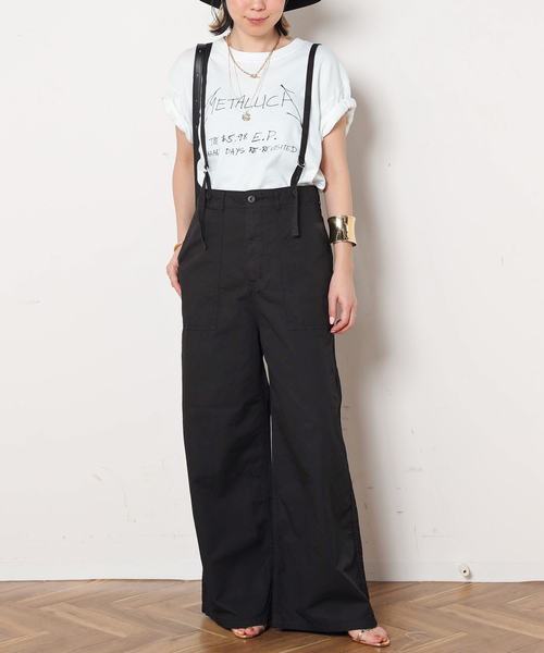 JOHNBULL/ジョンブル】ミリタリーサスペンダーパンツ（スラックス