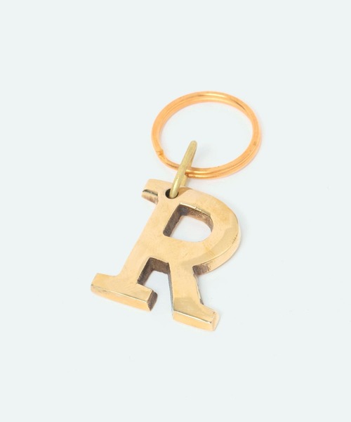 daily CLIP】イニシャルブラスキーリング（キーホルダー）｜studio