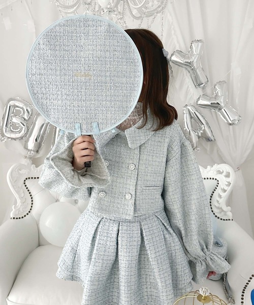 セール】【apres jour×Miridy】ツイードうちわケース（その他雑貨