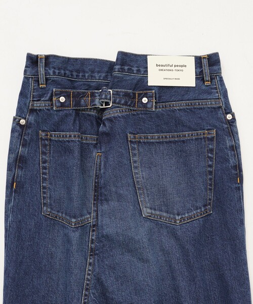 beautiful people/ビューティフルピープル】selvedge bleach denim