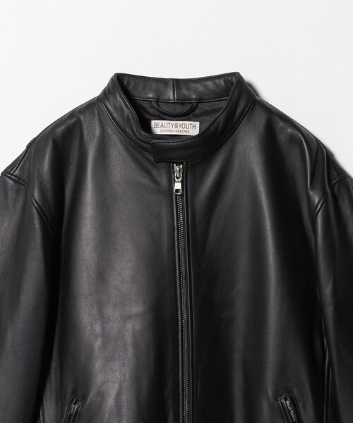 シープレザー シングル ライダース ジャケット（ライダースジャケット