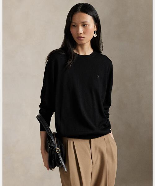 セール】ウール クルーネック セーター（ニット/セーター）｜POLO