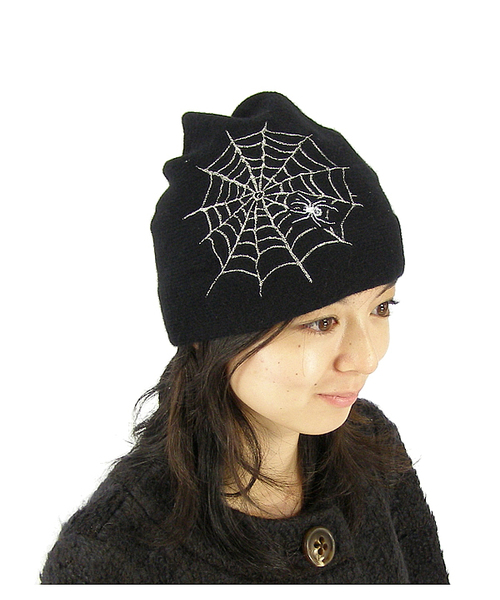 HYSTERIC GLAMOUR（ヒステリックグラマー）の「SPIDER刺繍ﾆｯﾄｷｬｯﾌﾟ