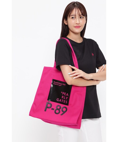 PEARLY GATES（パーリーゲイツ）の「【PEARLY GATES】P-89ロゴ トート