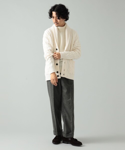 BAFY（バフィー）の「BAFY × BEAMS F / 別注 ケーブル ショールカラー
