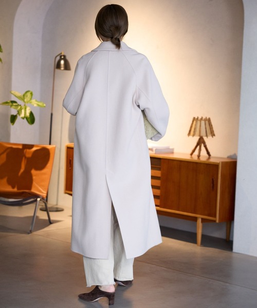 リバーダブルロングコート（ステンカラーコート）｜BABYLONE（バビロン