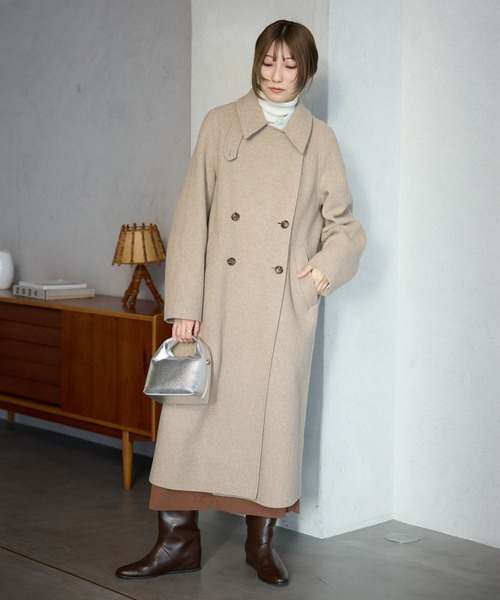 リバーダブルロングコート（ステンカラーコート）｜BABYLONE（バビロン
