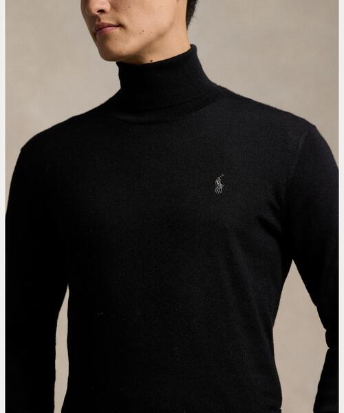 ウォッシャブル ウール タートルネック セーター（ニット/セーター
