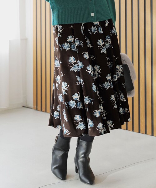 セール】フラワータック スカート（スカート）｜ANY SIS（エニィスィス