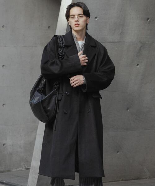 セール】ウールブレンドダブルロングコート（その他アウター）｜SENSE