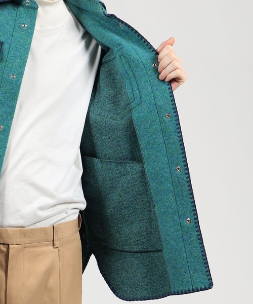 caban（キャバン）の「CABaN ウールフリース ステッチブルゾン