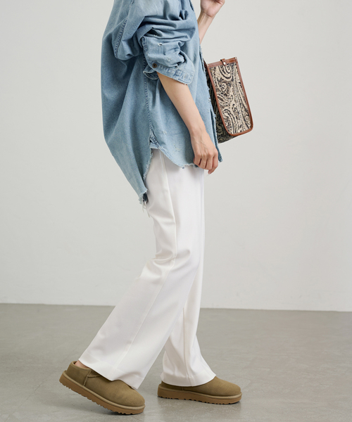 FRAMeWORK（フレームワーク）の「≪追加≫裏起毛フレアーパンツ