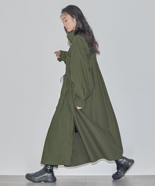 ELLEgirl（エルガール）の「ロングモッズコート【ELLEgirl/エル ガール