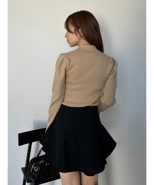 レイヤードフリルミニスカショーパン（その他パンツ）｜SNIDEL