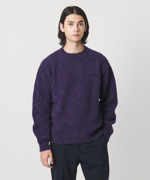 セール】＜LAURENCE J. SMITH＞ シェットランド クルーネック ニット