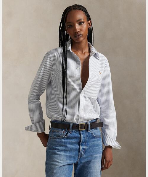 クラシック フィット ストライプド オックスフォード シャツ（シャツ