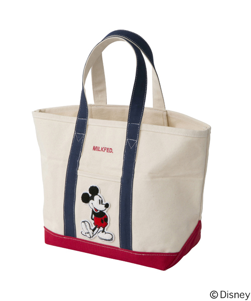 Disney x Fossil ミッキーマウス テニス トートバッグ キャンバス