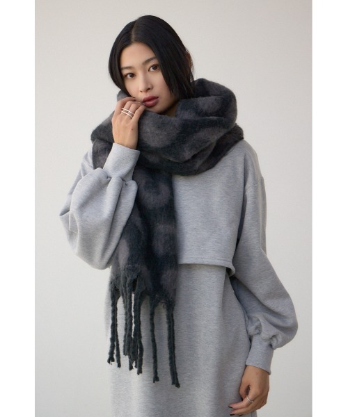 レオパードジャガードマフラー（マフラー）｜AZUL BY MOUSSY（アズール