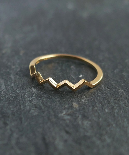 ギザギザピンキーリング（リング）｜e.m.（イーエム）のファッション