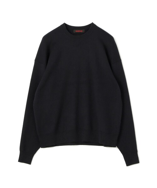 CABaN コットンカシミヤ クルーネックプルオーバー（ニット/セーター