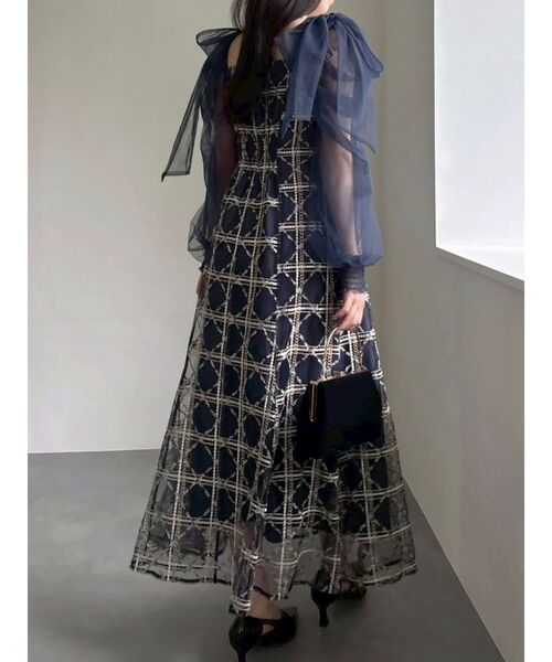 dazzlin（ダズリン）の「レースリボンオフショルドレス（ドレス）」 - WEAR