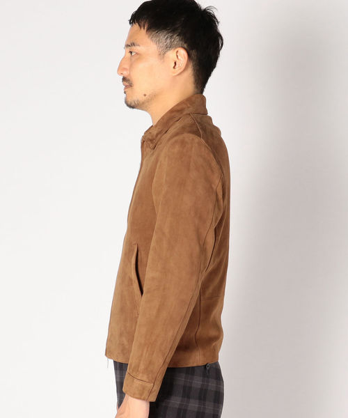 SHIPS（シップス）の「SC: ゴート/スエード ジップ ブルゾン（ブルゾン