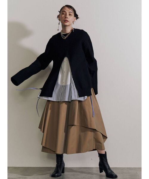 UN3D.（アンスリード）の「アシメレイヤードパンツ（その他パンツ