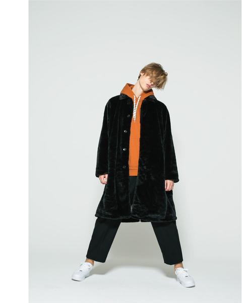 MONKEY TIME（モンキータイム）の「＜monkey time＞ FAUX FR STN COAT