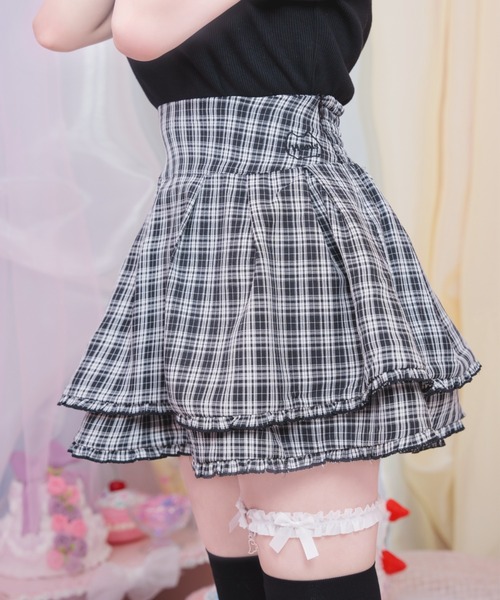 Hauls（ハウルズ）の「激盛れちぇっくミニすかーと（スカート）」 - WEAR