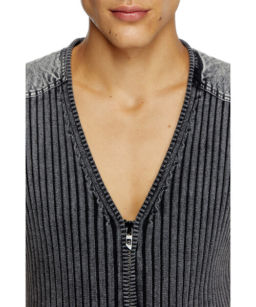 セール】メンズ ジップアップベスト K-MARGIE（ニット/セーター