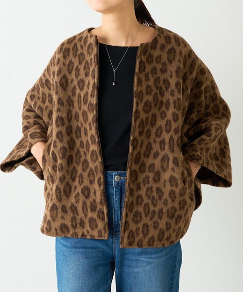 BEARDSLEY（ビアズリー）の「ウールポンチョコート（その他アウター