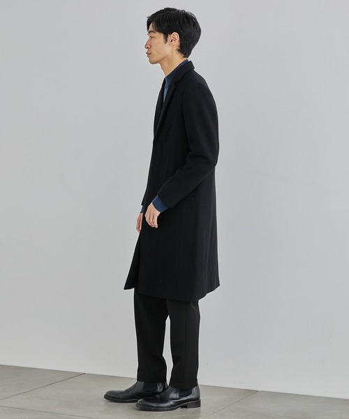 EC限定】スーパー100メルトンチェスターコート（チェスターコート