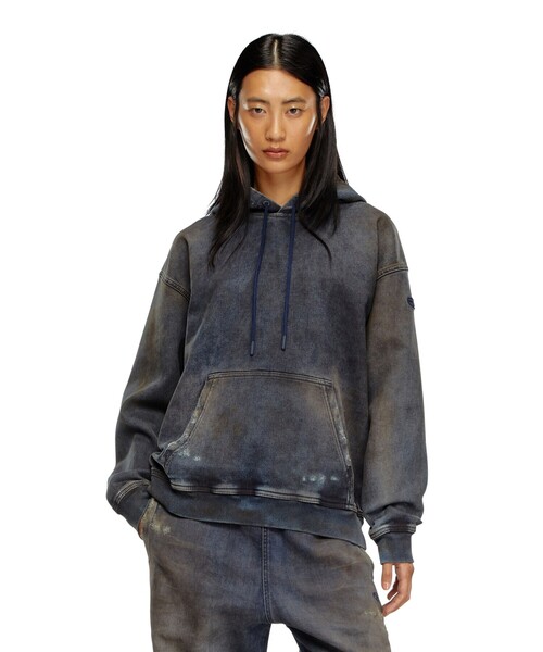 セール】メンズ スウェット パーカー デニム（パーカー）｜DIESEL