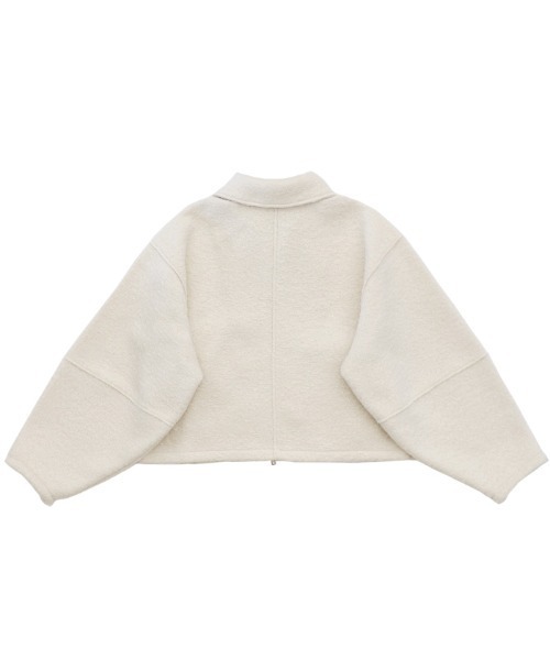 セール】ブークレステンカラ―ダブルジップジャケット（ブルゾン