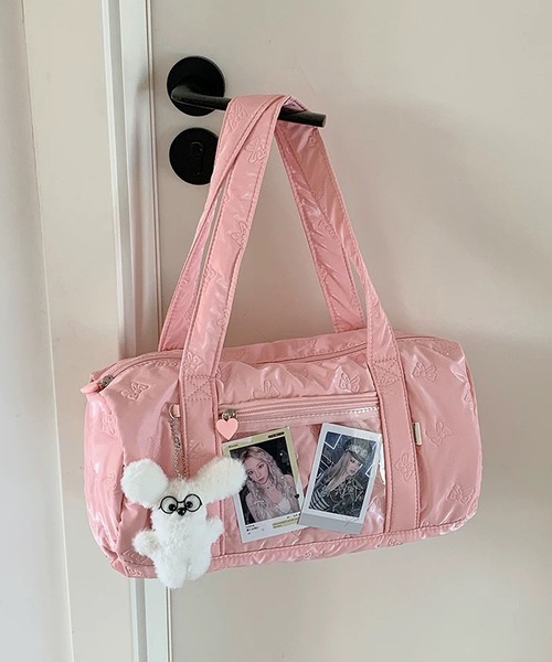 セール】痛バ 痛バッグ 推し活 リボンキルティング クリアポケット付き