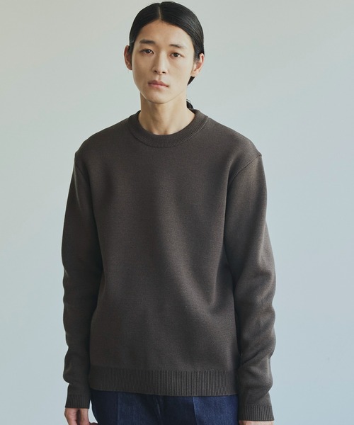 セール】バウンドウールミラノリブクルーニット（ニット/セーター