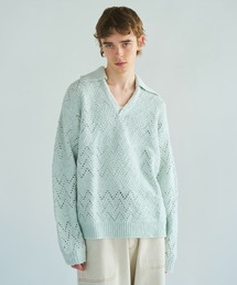 Camphor wood｜カンファーウッドのニット/セーター（ブルー・ネイビー