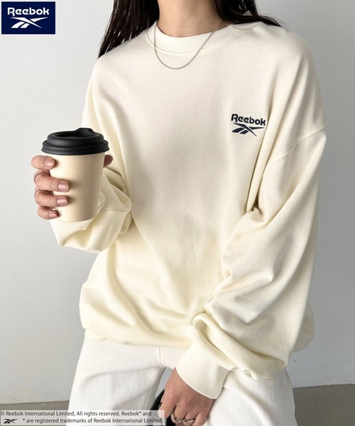 セール】【WEB限定 別注】Reebok(リーボック)/ワンポイント 刺繍ロゴ