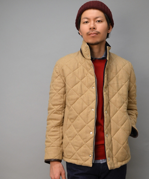 SHIPS（シップス）の「SCO: スタンドカラー キルティング ジャケット