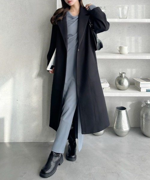 セール】ダブルチェスター ロングコート（チェスターコート）｜Ada