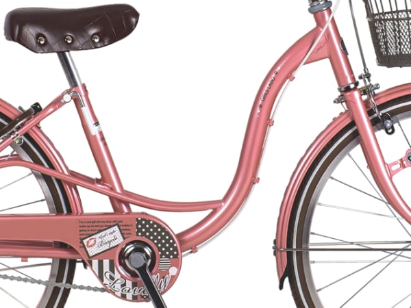 ガールズ ラボ ラブリー BAA-O 24インチ 変速なし オートライト 子供用