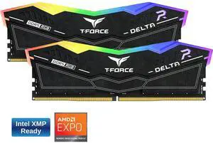 Team T-Force Delta RGB 32GB (2 x 16GB) 288-Pin PC RAM DDR5 6000