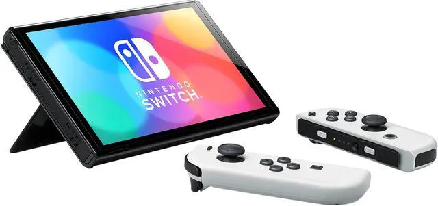 Nintendo Switch (OLED model) w/ White Joy-Con - Newegg.com