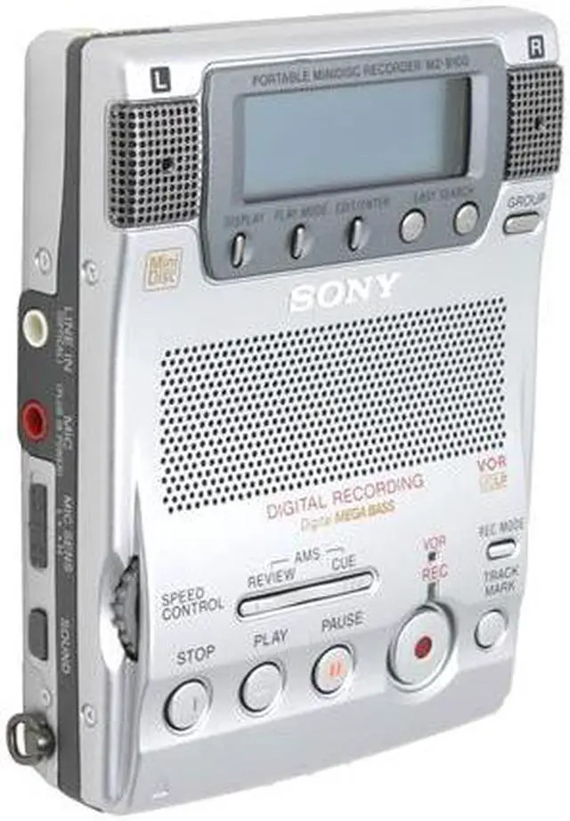 SONY MZ-B100 Silver Color Portable MiniDisc Recorder - Newegg.com