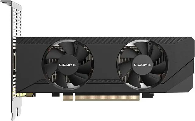 GIGABYTE GeForce RTX 3050 OC Low Profile 6G Graphics Card, 2x