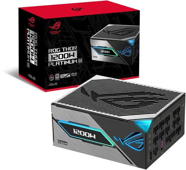 ASUS ROG Thor 1200W Platinum III PSU (80 PLUS Platinum Certified