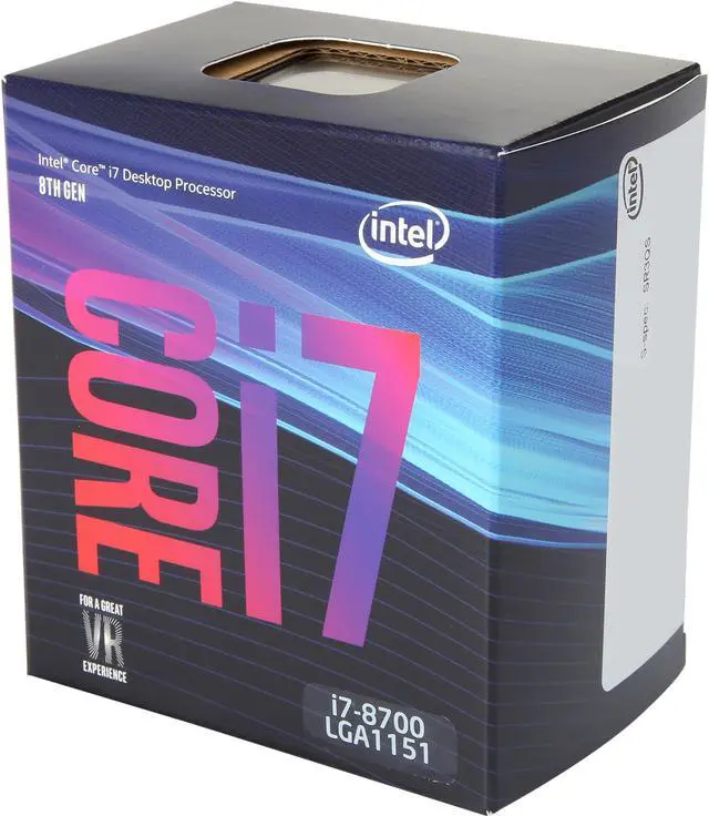 Intel Core i7 8th Gen - Core i7-8700 Coffee Lake 6-Core 3.2 GHz