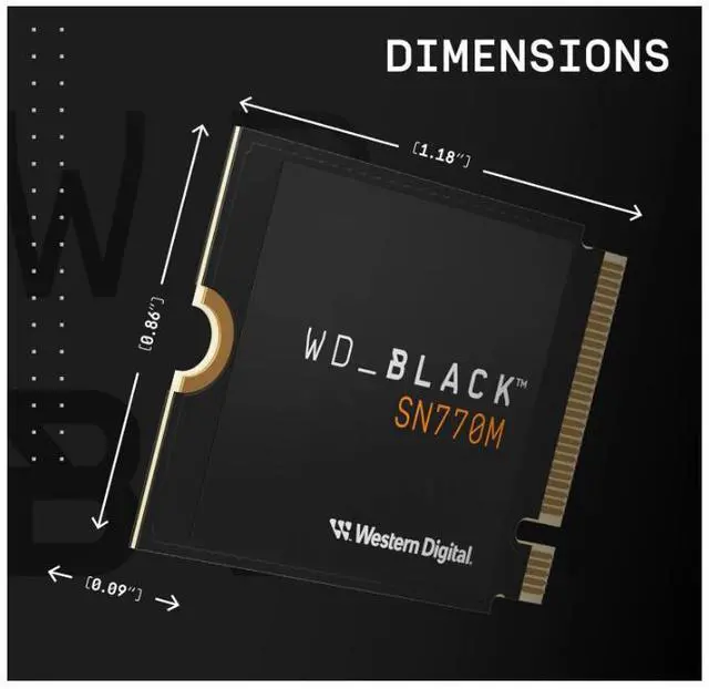WD_BLACK 2TB SN770M M.2 2230 NVMe SSD for Handheld Gaming Devices