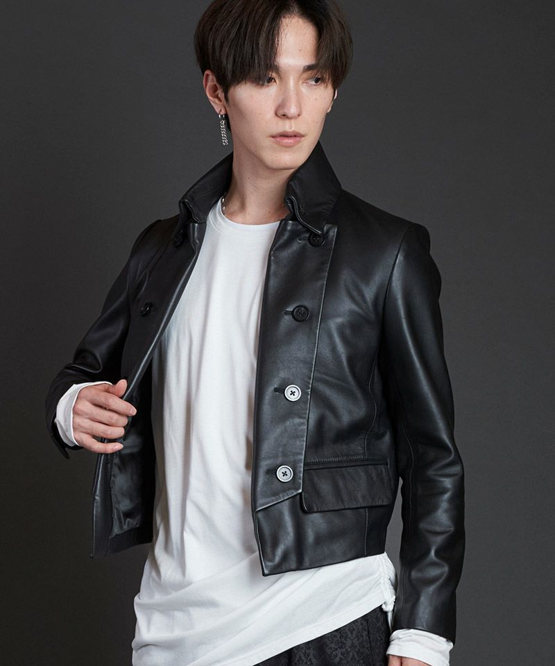 50%OFF【NO ID.(ノーアイディー)】ｼｰﾌﾟﾚｻﾞｰﾅﾎﾟﾚｵﾝｼｮｰﾄJKT ジャケット